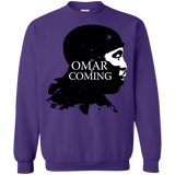 Sweatshirts Purple / S Yo Omar Is Coming Crewneck Sweatshirt