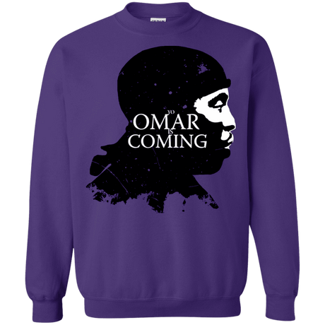 Sweatshirts Purple / S Yo Omar Is Coming Crewneck Sweatshirt