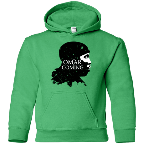 Sweatshirts Irish Green / YS Yo Omar Is Coming Youth Hoodie