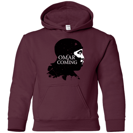 Sweatshirts Maroon / YS Yo Omar Is Coming Youth Hoodie