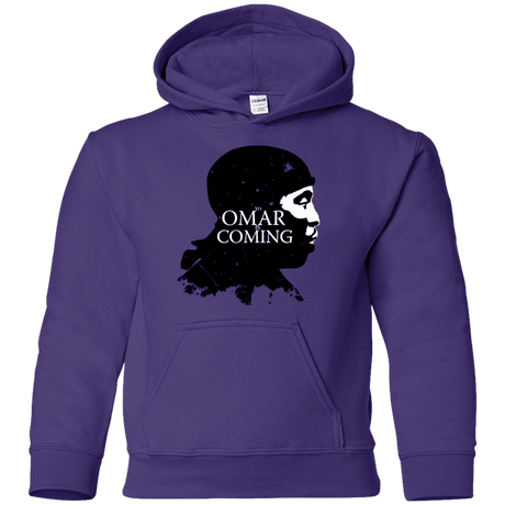 Sweatshirts Purple / YS Yo Omar Is Coming Youth Hoodie