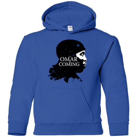 Sweatshirts Royal / YS Yo Omar Is Coming Youth Hoodie