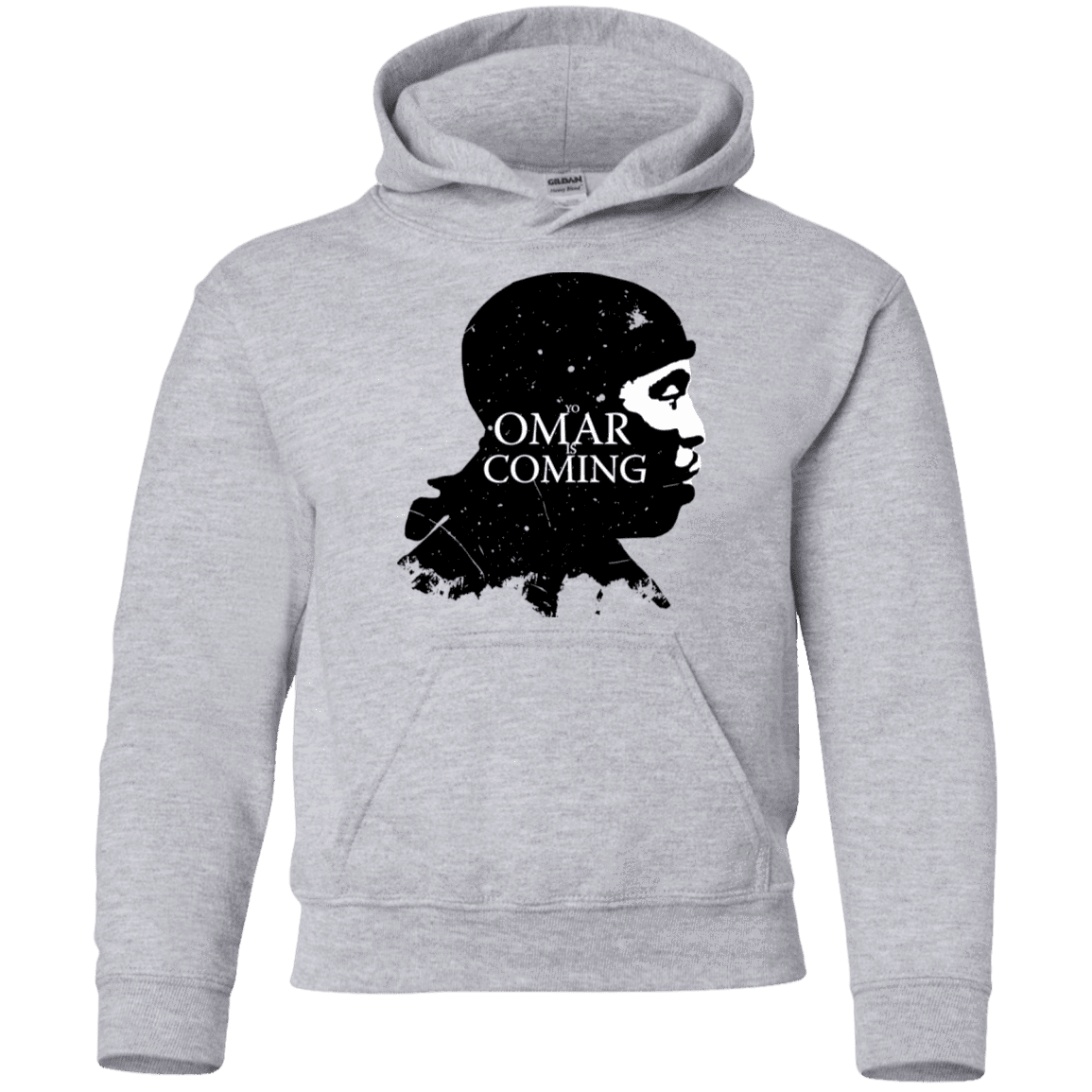 Sweatshirts Sport Grey / YS Yo Omar Is Coming Youth Hoodie