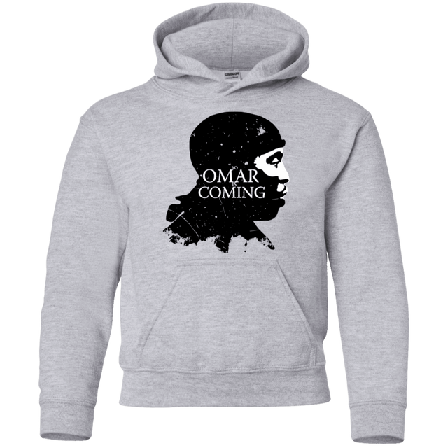 Sweatshirts Sport Grey / YS Yo Omar Is Coming Youth Hoodie