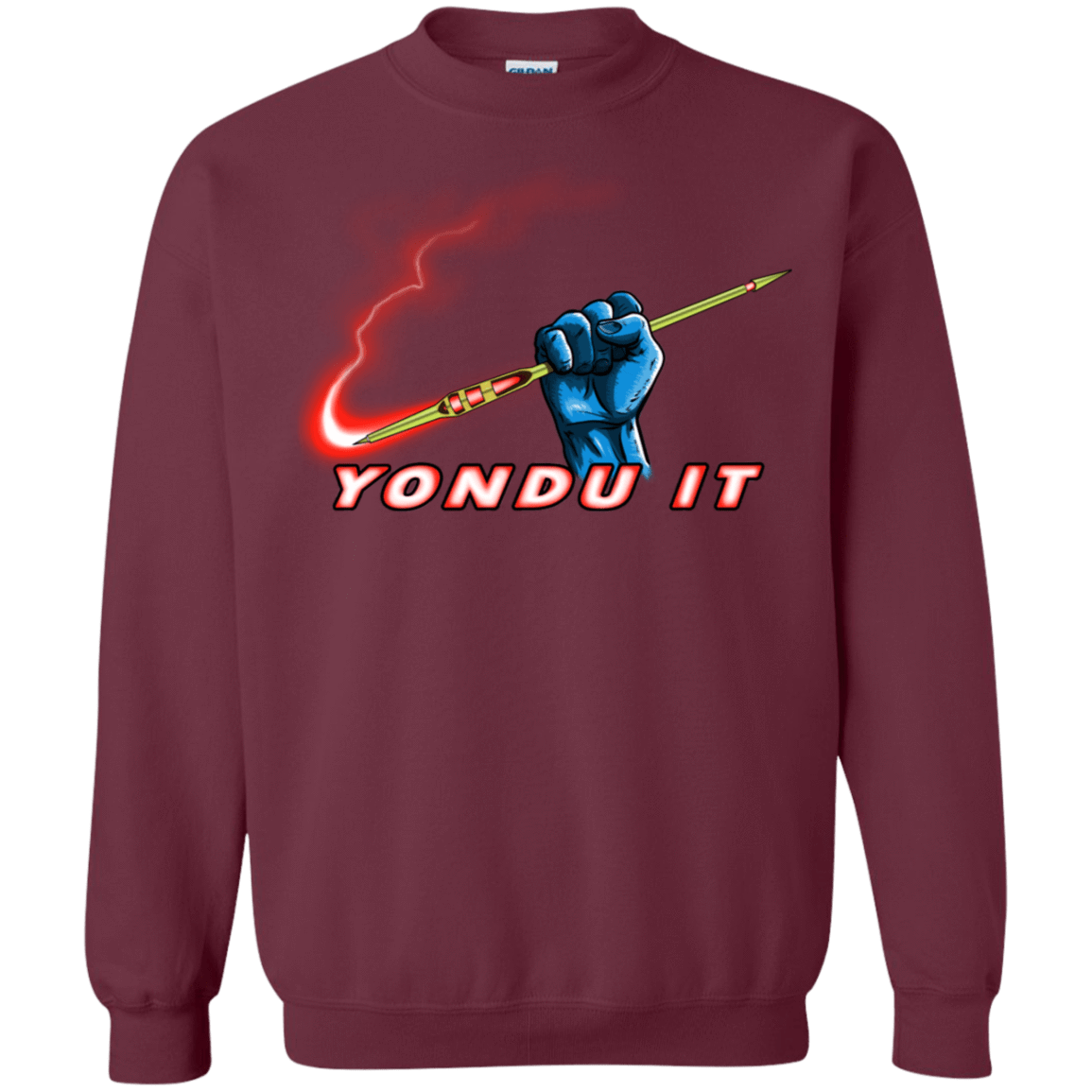 Sweatshirts Maroon / S Yondu It Crewneck Sweatshirt