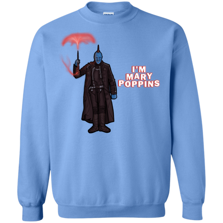 Sweatshirts Carolina Blue / S Yondu Poppins Crewneck Sweatshirt