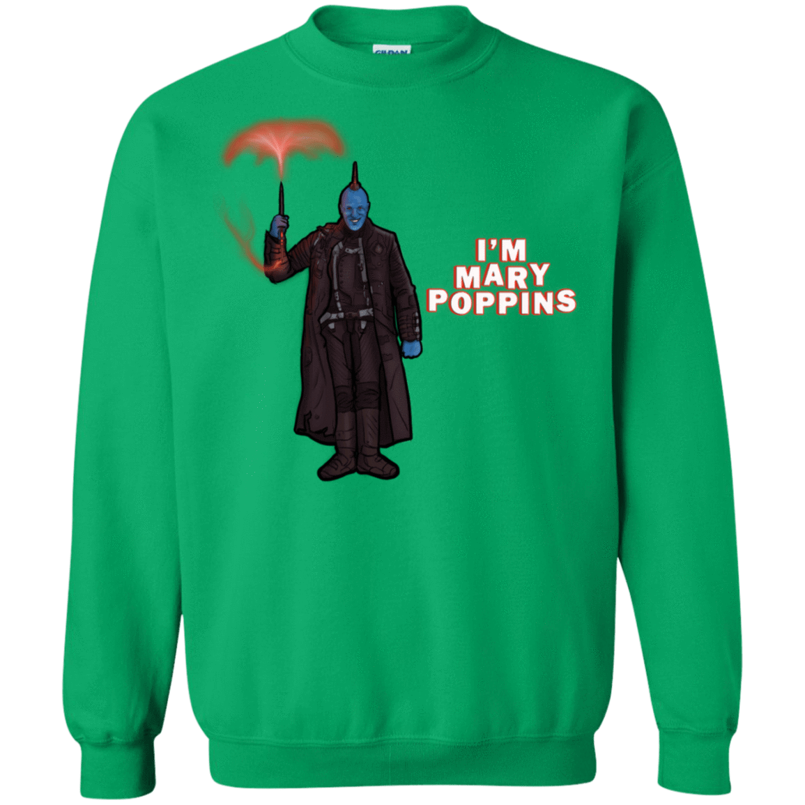 Sweatshirts Irish Green / S Yondu Poppins Crewneck Sweatshirt