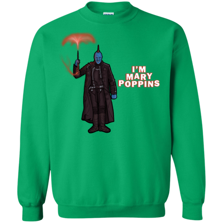 Sweatshirts Irish Green / S Yondu Poppins Crewneck Sweatshirt