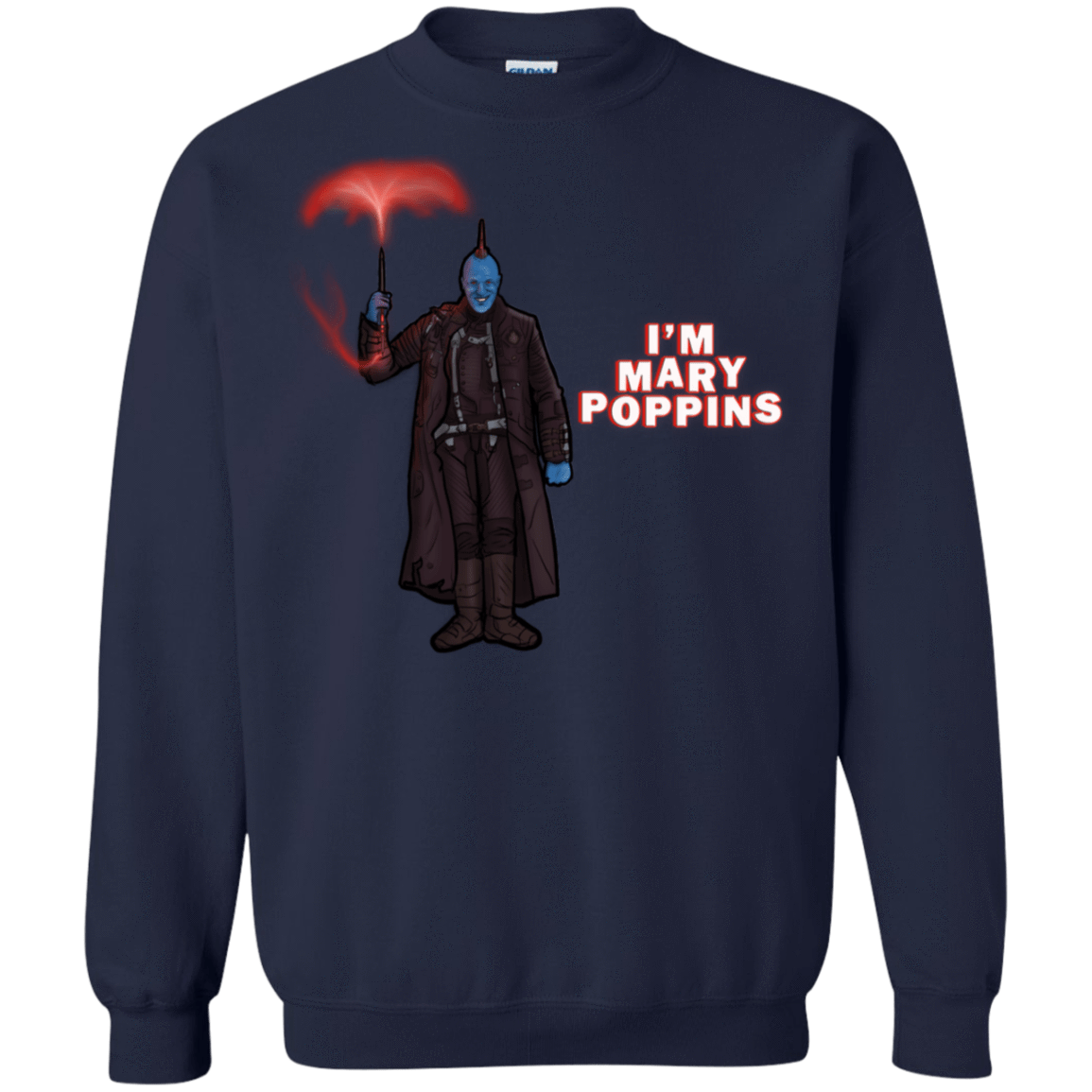 Sweatshirts Navy / S Yondu Poppins Crewneck Sweatshirt