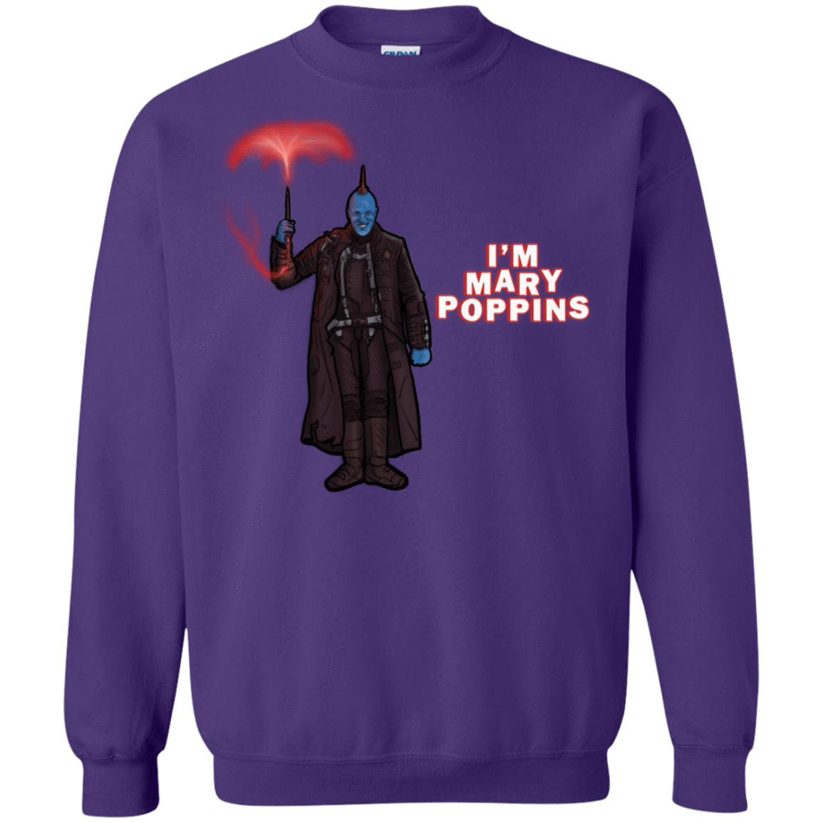 Sweatshirts Purple / S Yondu Poppins Crewneck Sweatshirt