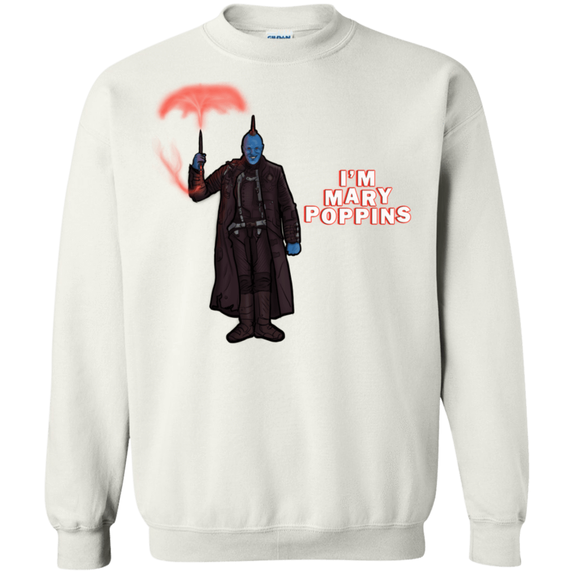 Sweatshirts White / S Yondu Poppins Crewneck Sweatshirt