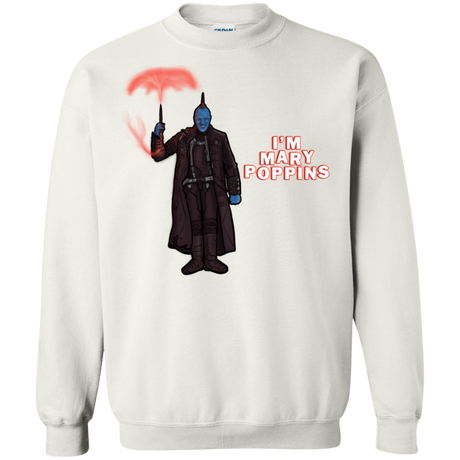 Sweatshirts White / S Yondu Poppins Crewneck Sweatshirt