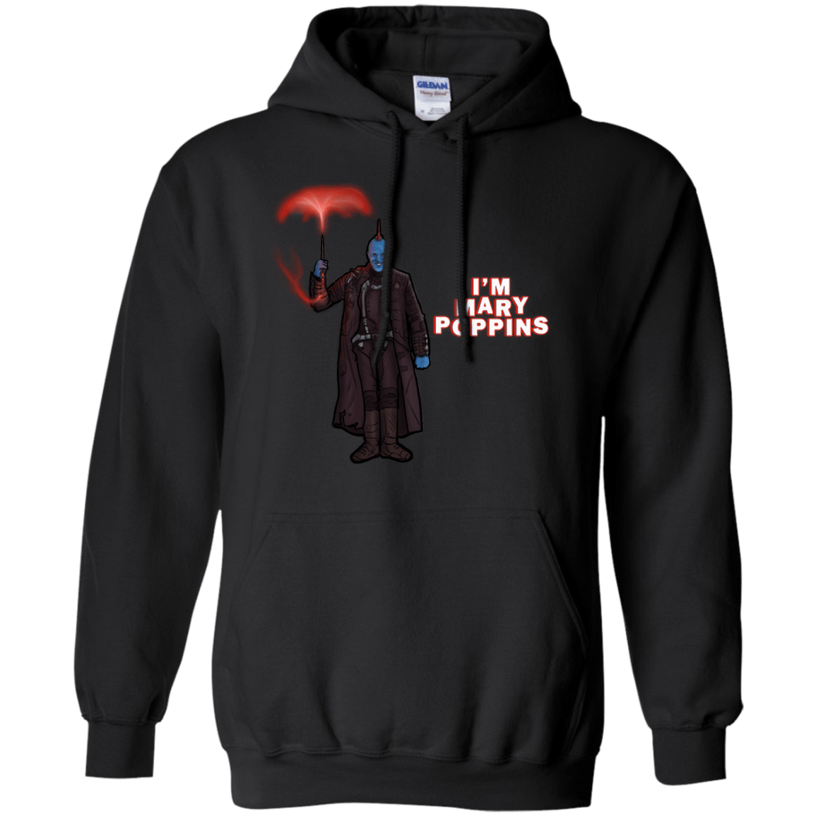 Sweatshirts Black / S Yondu Poppins Pullover Hoodie