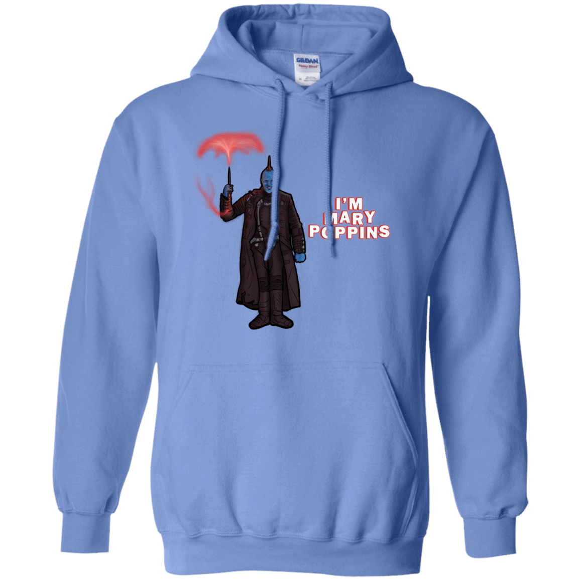 Sweatshirts Carolina Blue / S Yondu Poppins Pullover Hoodie