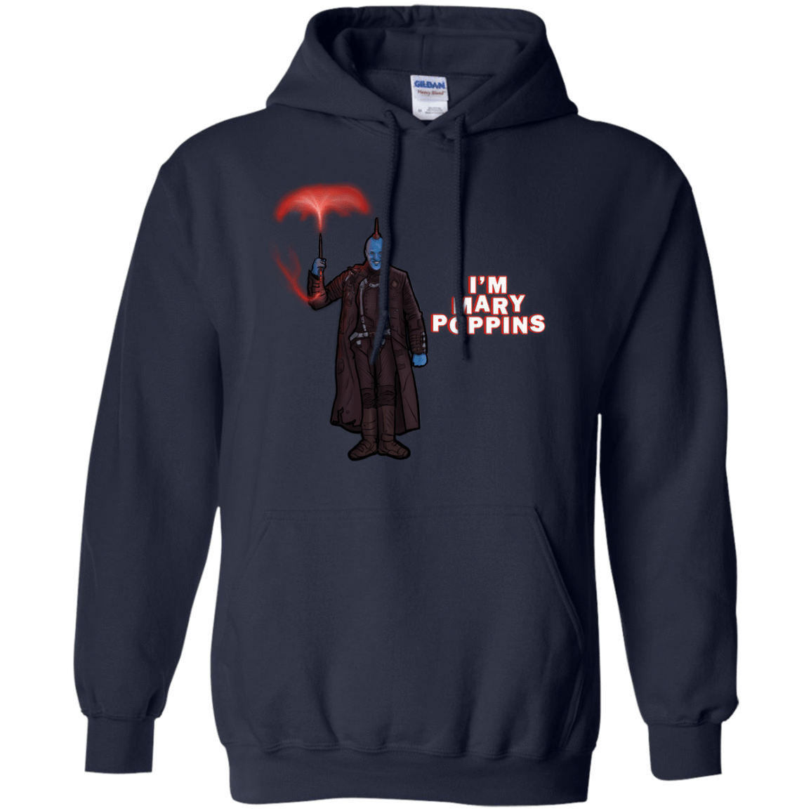 Sweatshirts Navy / S Yondu Poppins Pullover Hoodie