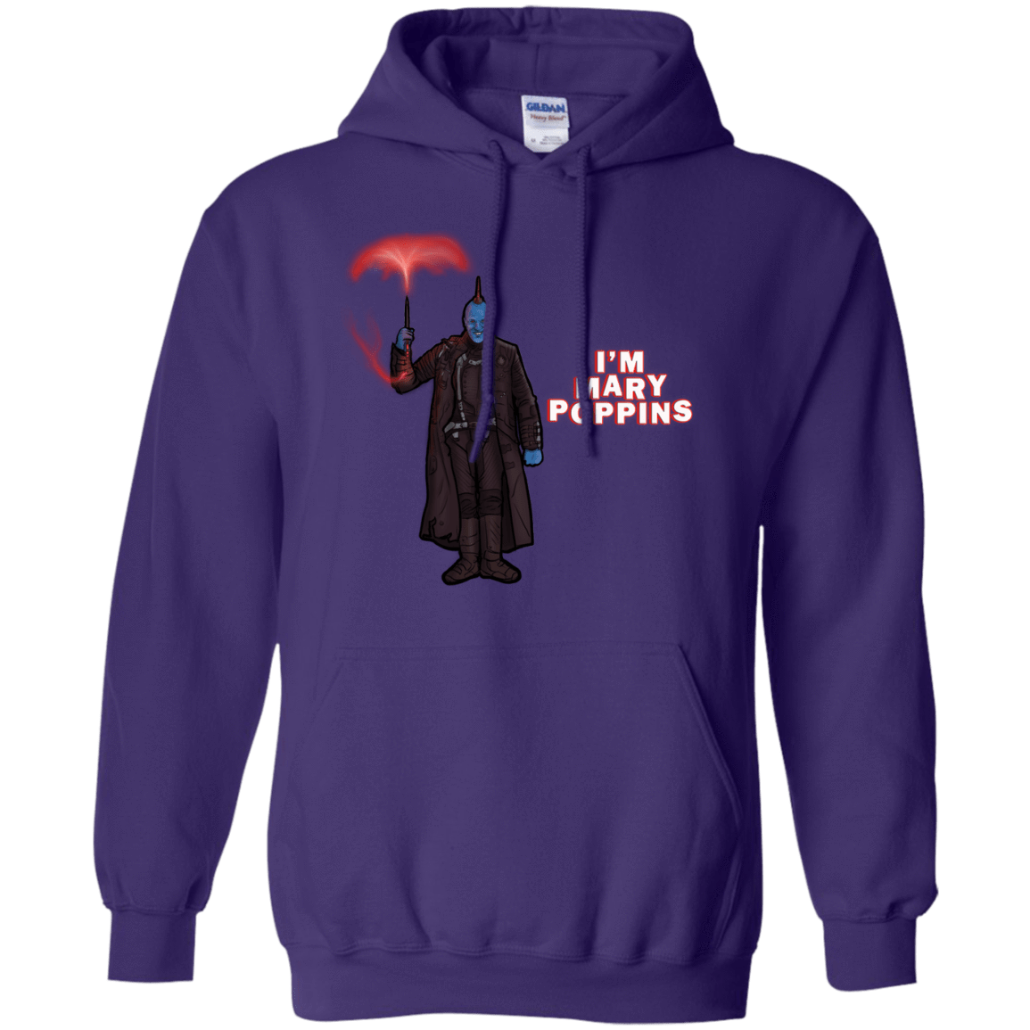 Sweatshirts Purple / S Yondu Poppins Pullover Hoodie