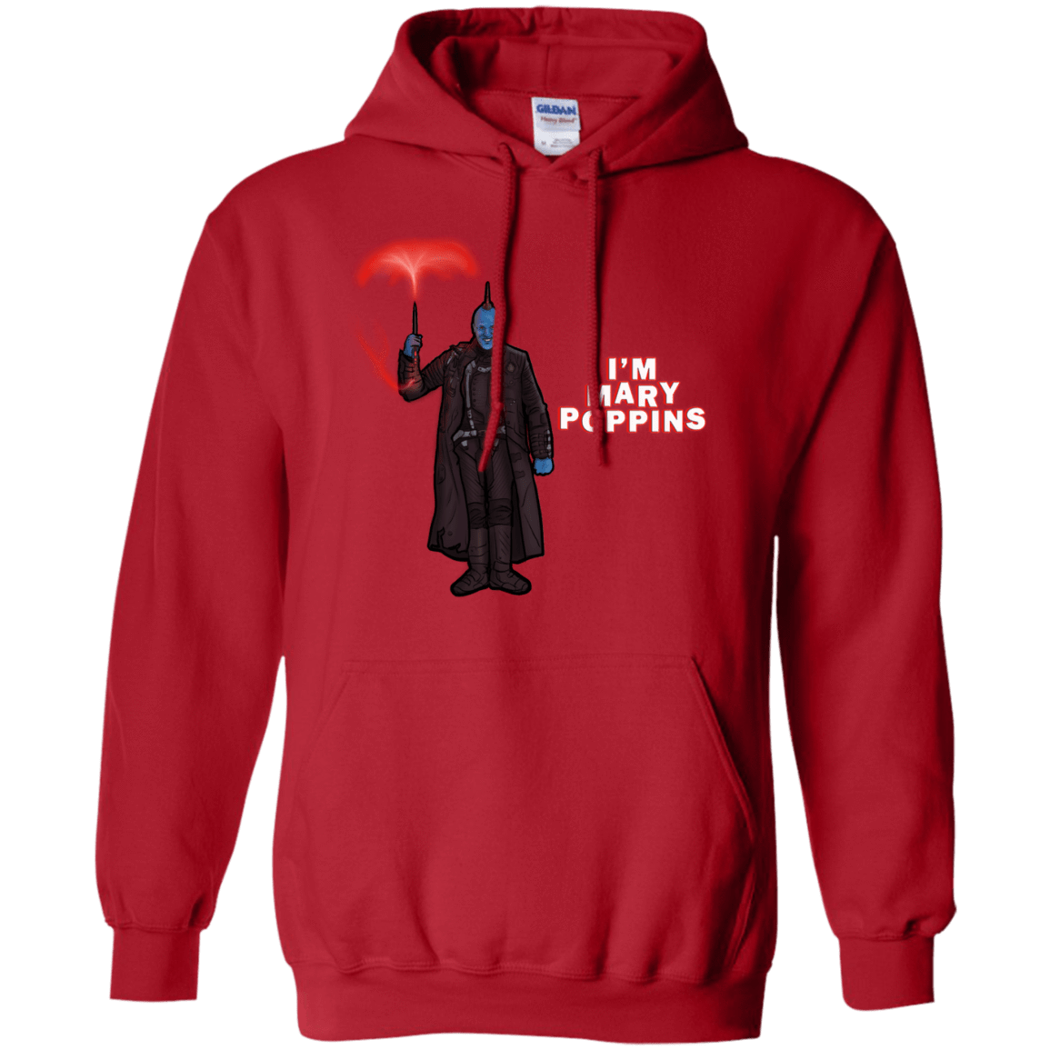 Sweatshirts Red / S Yondu Poppins Pullover Hoodie