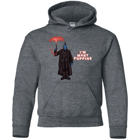 Sweatshirts Dark Heather / YS Yondu Poppins Youth Hoodie