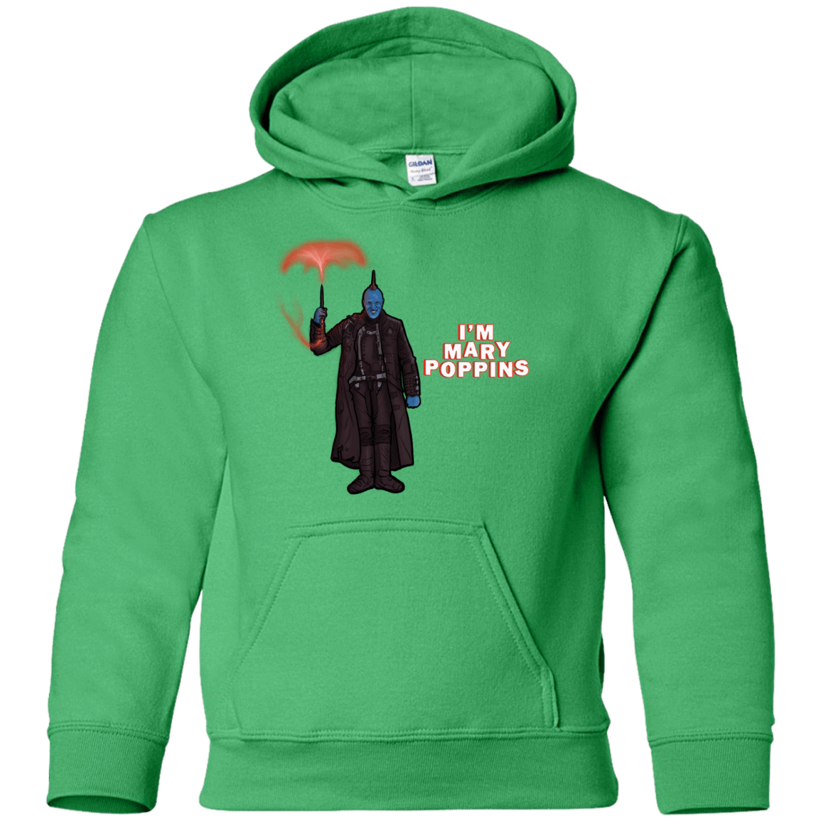 Sweatshirts Irish Green / YS Yondu Poppins Youth Hoodie