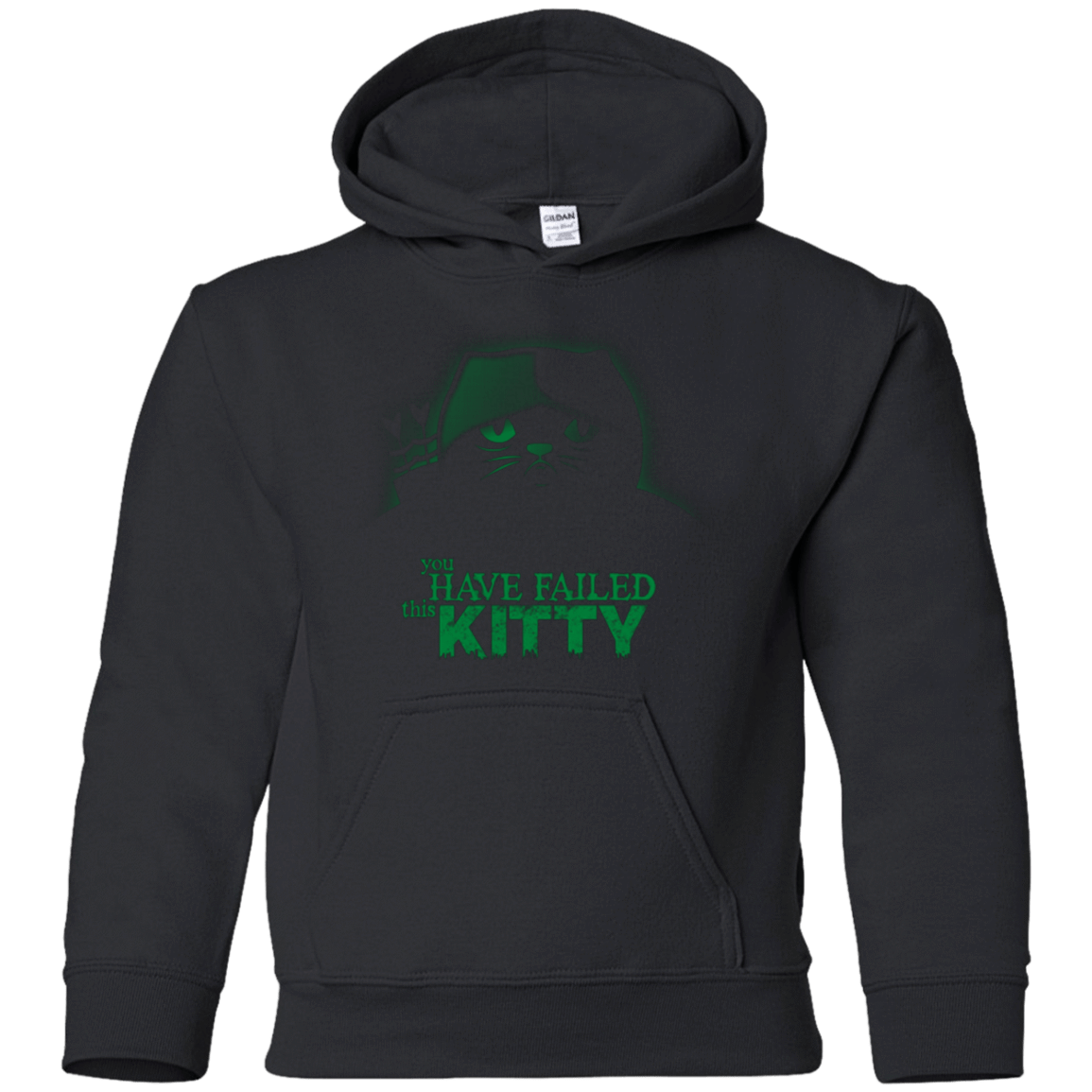 Sweatshirts Black / YS You Have Failed Kitty Youth Hoodie