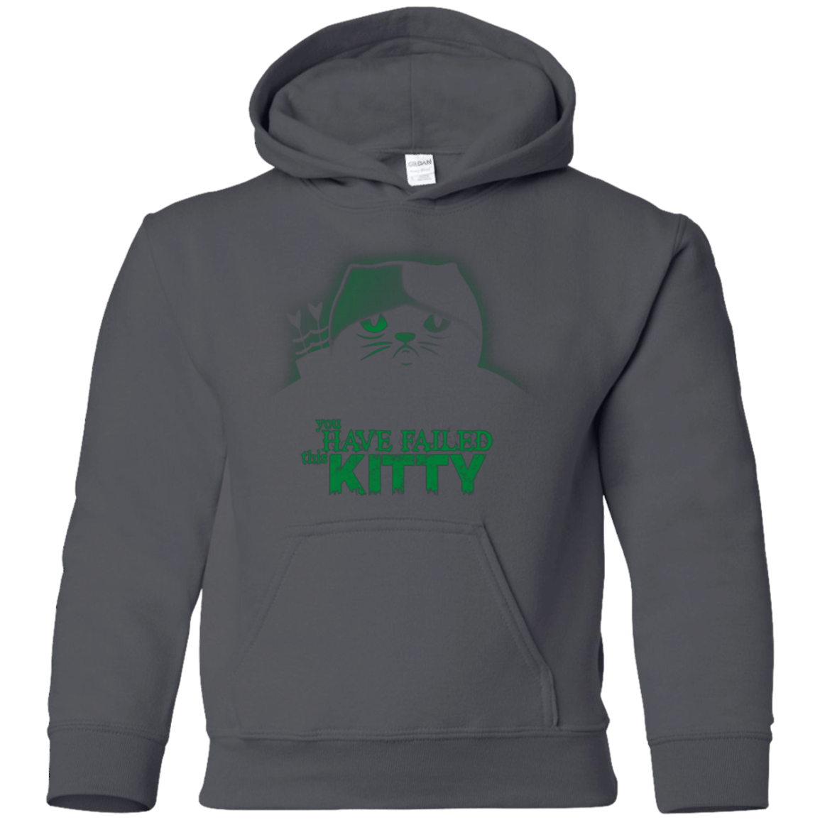 Sweatshirts Charcoal / YS You Have Failed Kitty Youth Hoodie