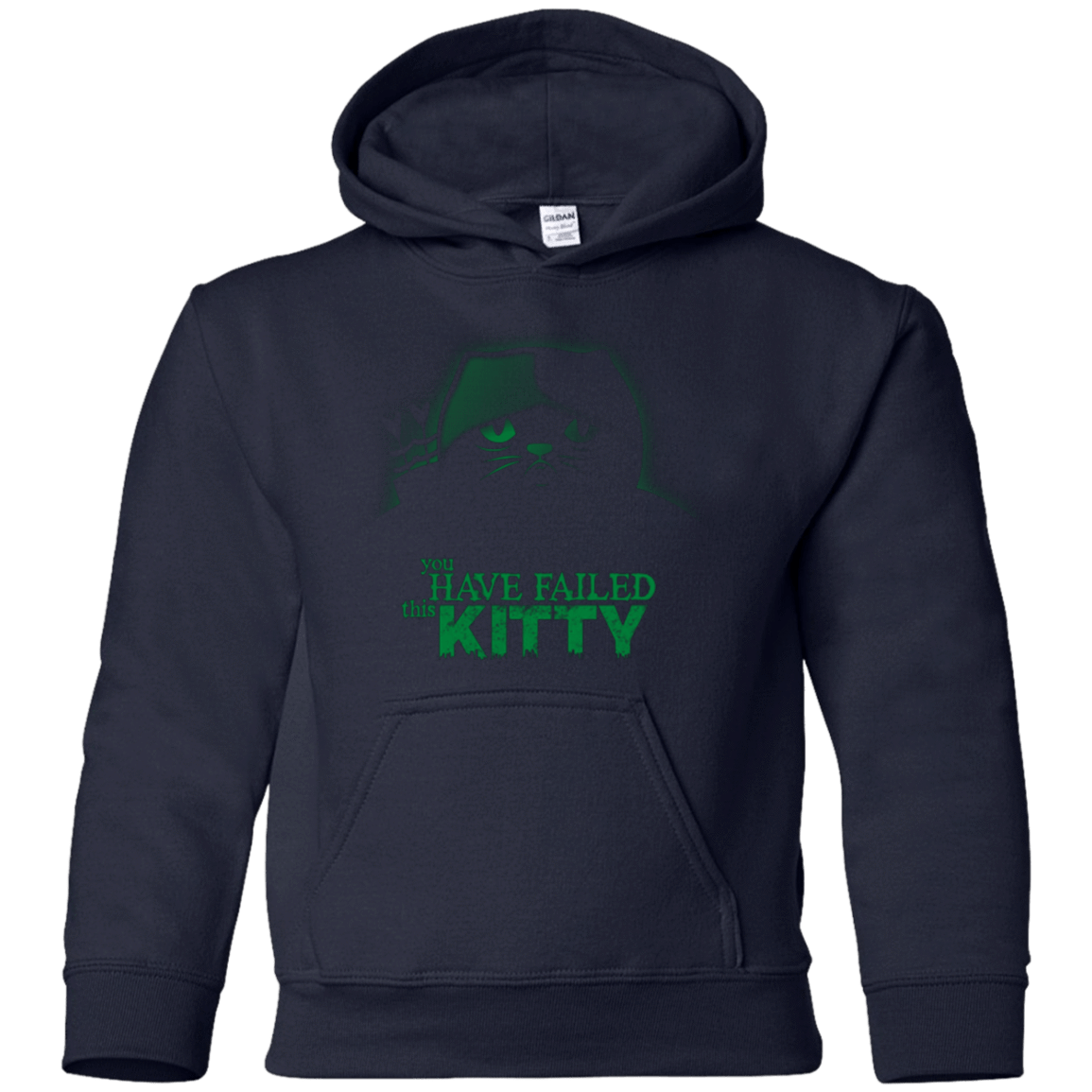 Sweatshirts Navy / YS You Have Failed Kitty Youth Hoodie