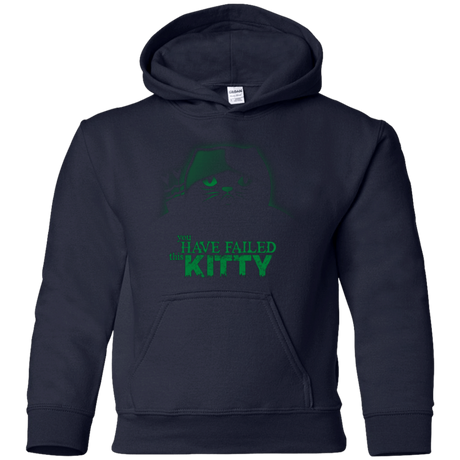 Sweatshirts Navy / YS You Have Failed Kitty Youth Hoodie