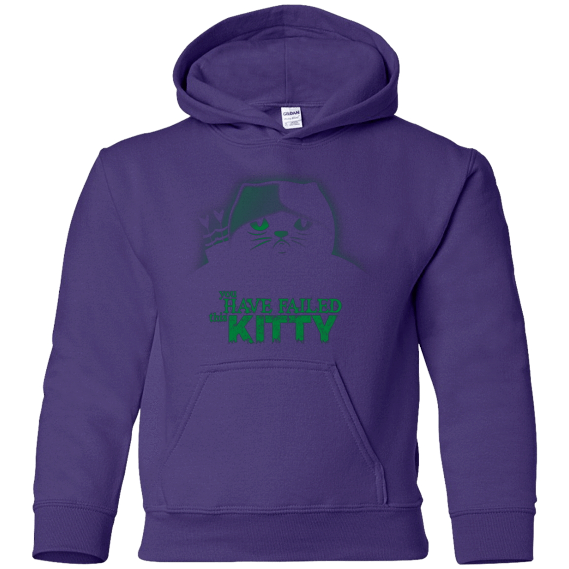 Sweatshirts Purple / YS You Have Failed Kitty Youth Hoodie