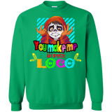 Sweatshirts Irish Green / S You Make Me Un Poco Loco Crewneck Sweatshirt