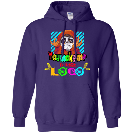 Sweatshirts Purple / S You Make Me Un Poco Loco Pullover Hoodie