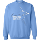 Sweatshirts Carolina Blue / Small YOU SHALL NOT PASS (2) Crewneck Sweatshirt