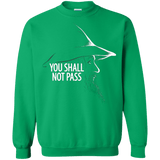 Sweatshirts Irish Green / Small YOU SHALL NOT PASS (2) Crewneck Sweatshirt