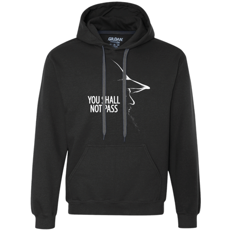 Sweatshirts Black / Small YOU SHALL NOT PASS (2) Premium Fleece Hoodie