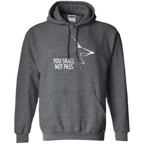 Sweatshirts Dark Heather / Small YOU SHALL NOT PASS (2) Pullover Hoodie