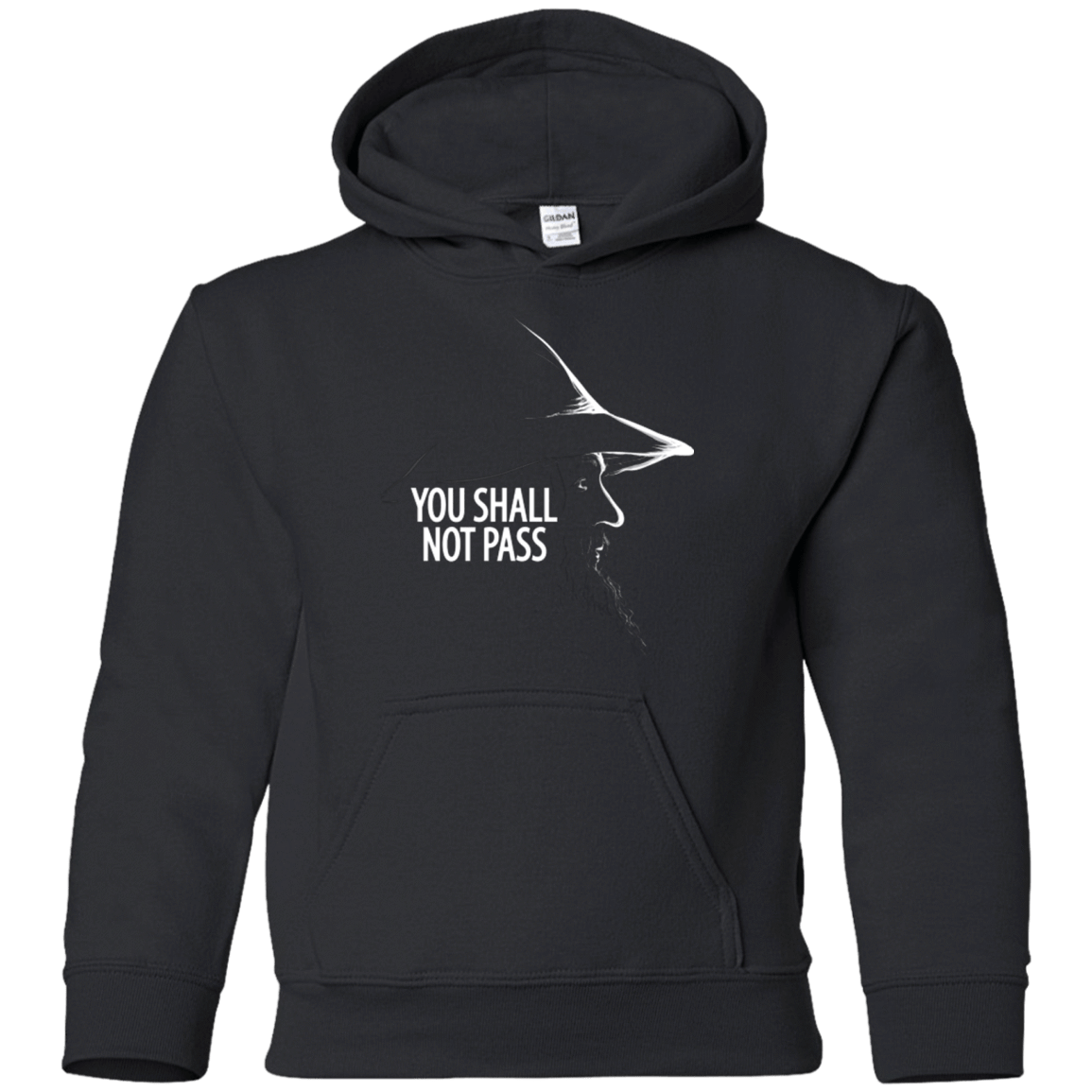 Sweatshirts Black / YS YOU SHALL NOT PASS (2) Youth Hoodie