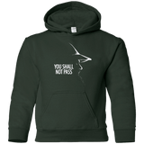 Sweatshirts Forest Green / YS YOU SHALL NOT PASS (2) Youth Hoodie