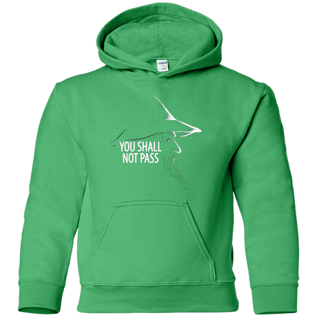 Sweatshirts Irish Green / YS YOU SHALL NOT PASS (2) Youth Hoodie