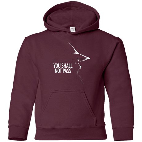 Sweatshirts Maroon / YS YOU SHALL NOT PASS (2) Youth Hoodie