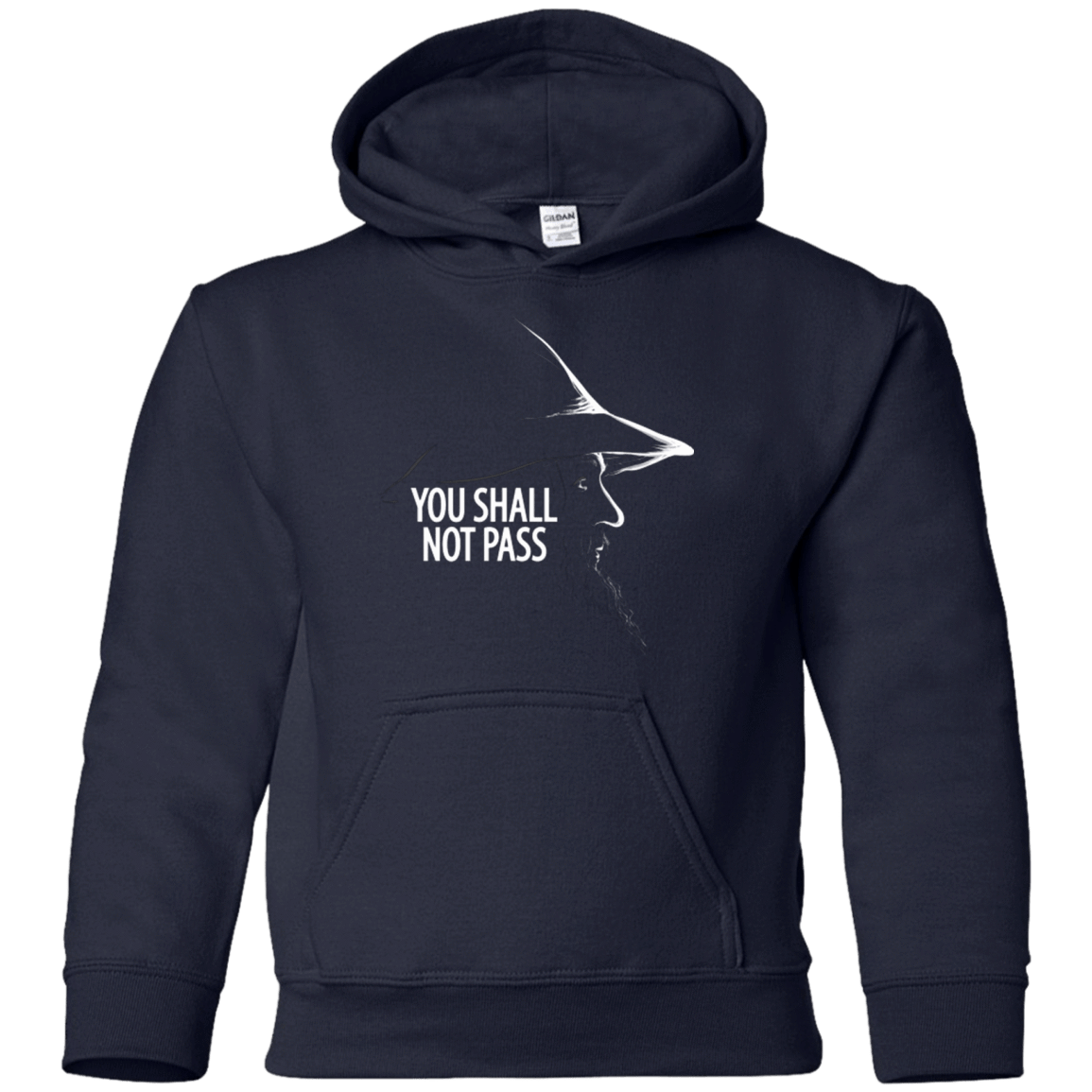 Sweatshirts Navy / YS YOU SHALL NOT PASS (2) Youth Hoodie