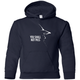 Sweatshirts Navy / YS YOU SHALL NOT PASS (2) Youth Hoodie