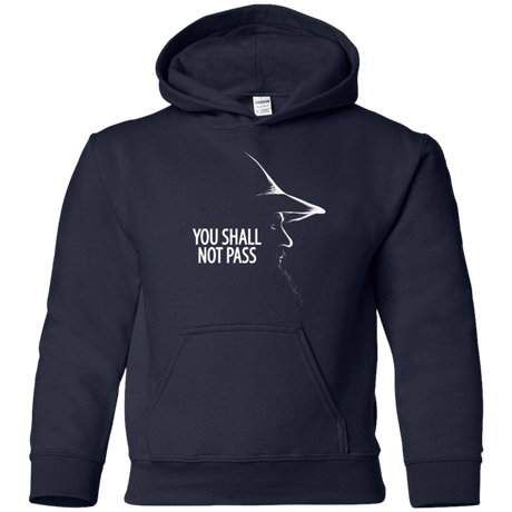 Sweatshirts Navy / YS YOU SHALL NOT PASS (2) Youth Hoodie