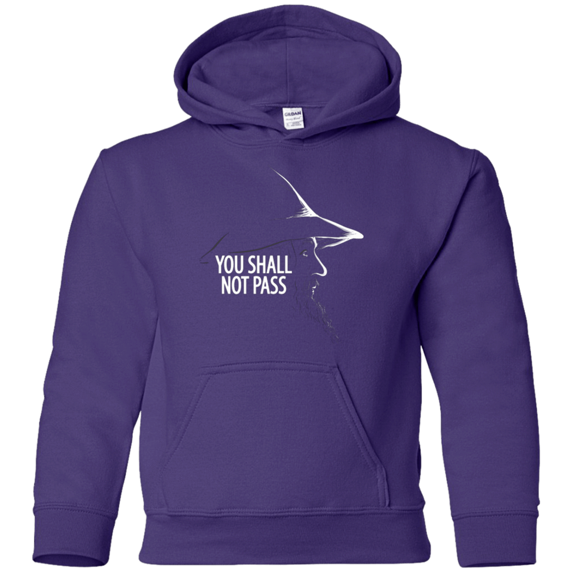 Sweatshirts Purple / YS YOU SHALL NOT PASS (2) Youth Hoodie