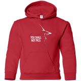 Sweatshirts Red / YS YOU SHALL NOT PASS (2) Youth Hoodie