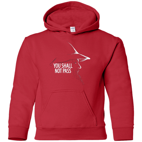 Sweatshirts Red / YS YOU SHALL NOT PASS (2) Youth Hoodie