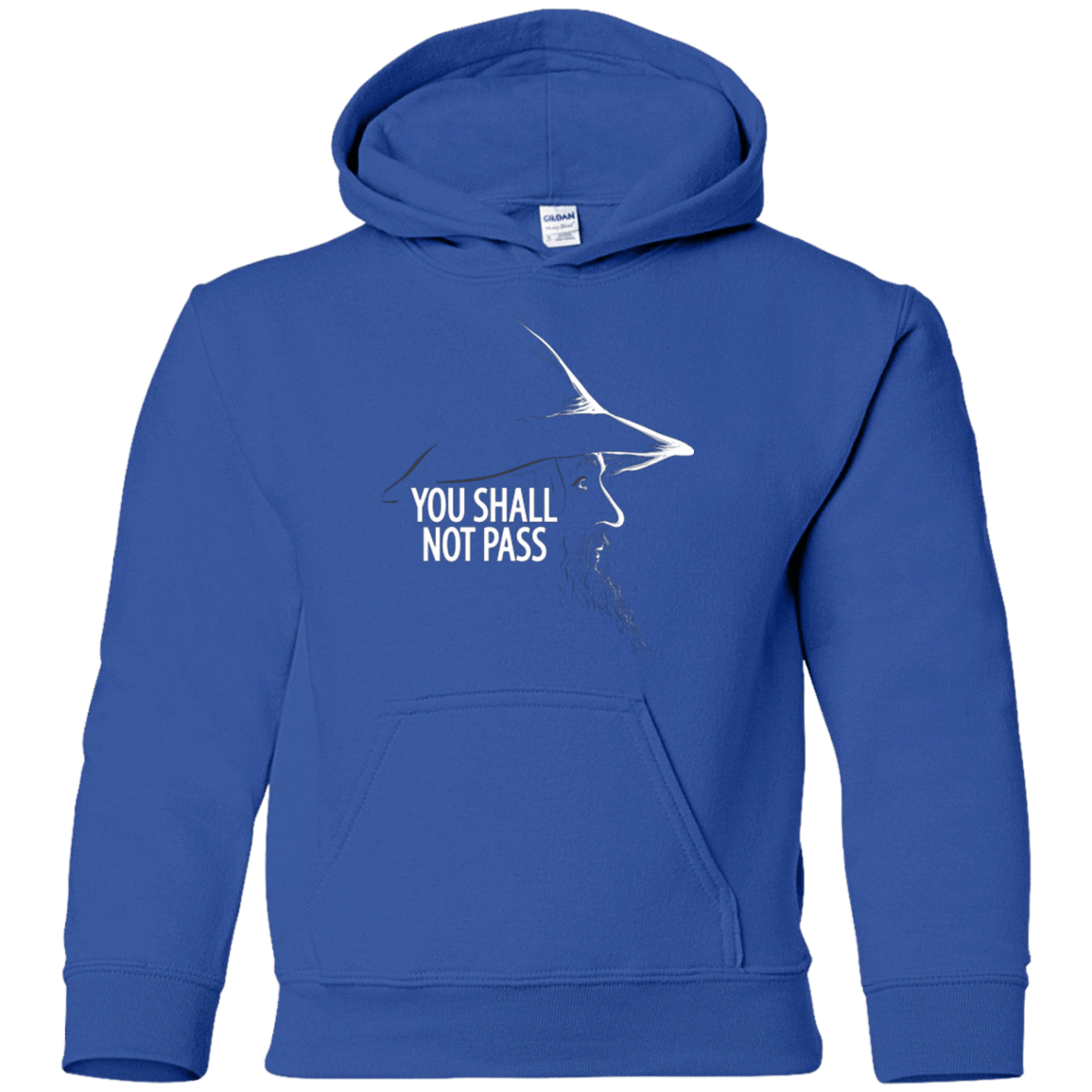 Sweatshirts Royal / YS YOU SHALL NOT PASS (2) Youth Hoodie