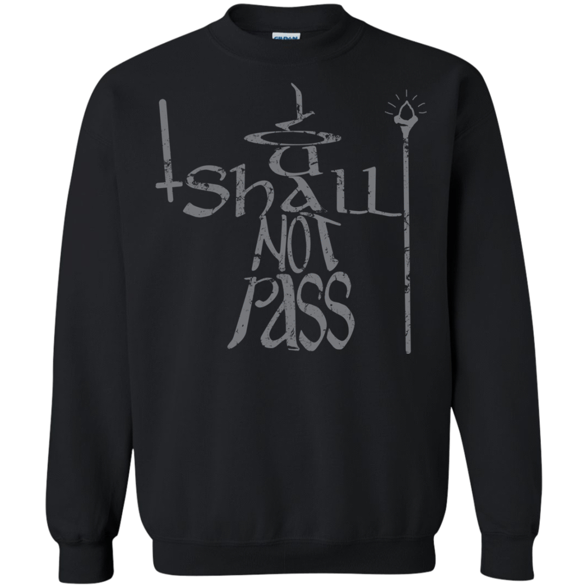 Sweatshirts Black / S You Shall Not Pass Crewneck Sweatshirt