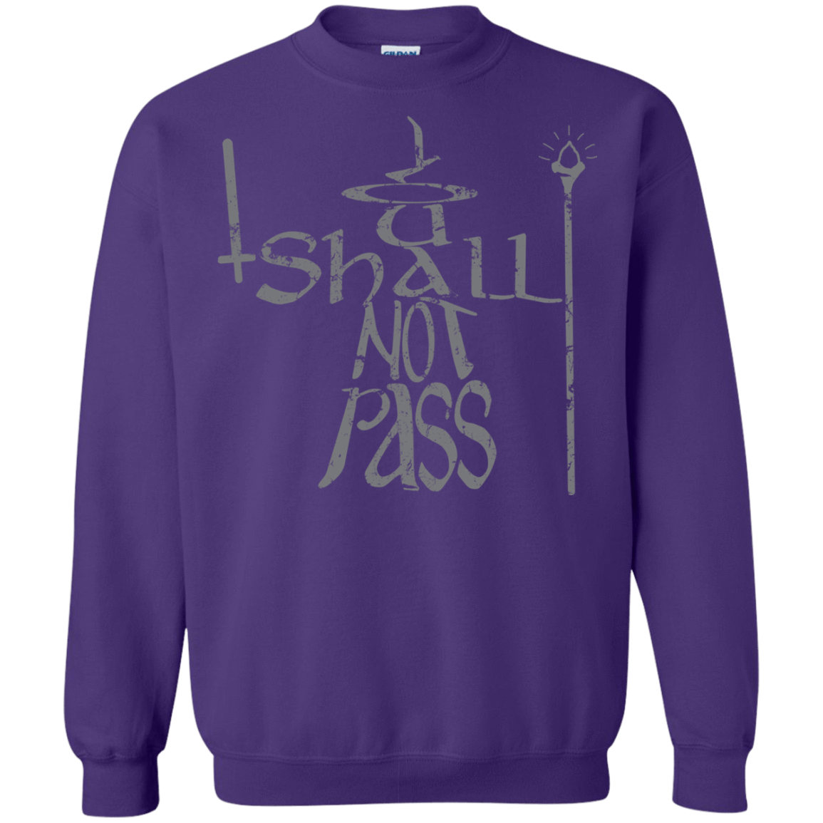 Sweatshirts Purple / S You Shall Not Pass Crewneck Sweatshirt