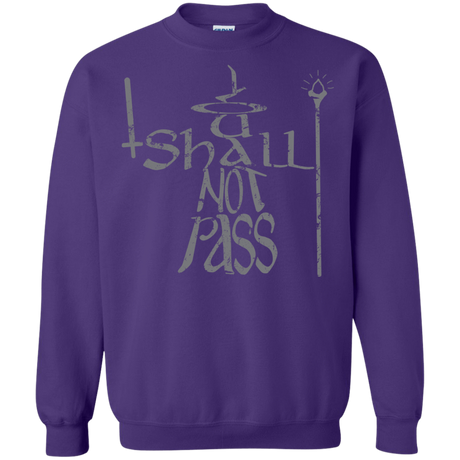 Sweatshirts Purple / S You Shall Not Pass Crewneck Sweatshirt