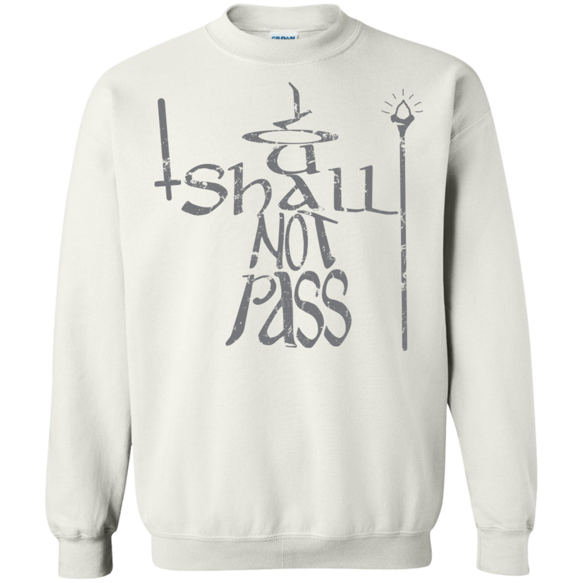 Sweatshirts White / S You Shall Not Pass Crewneck Sweatshirt