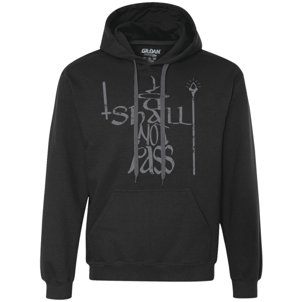 Sweatshirts Black / S You Shall Not Pass Premium Fleece Hoodie